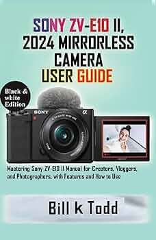 デジタルカメラ English Sony ZV-E10 INTERNATIONAL 2024 English Sony ZV-E10 INTERNATIONAL 2024